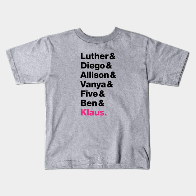 Umbrella Academy Names - Pink Klaus